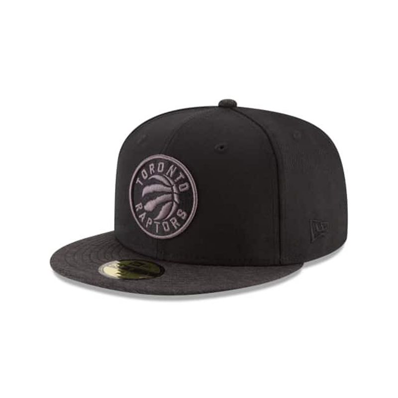 NBA Toronto Raptors Shadow Tech 59Fifty Fitted (KOY0606) - Black New Era Caps